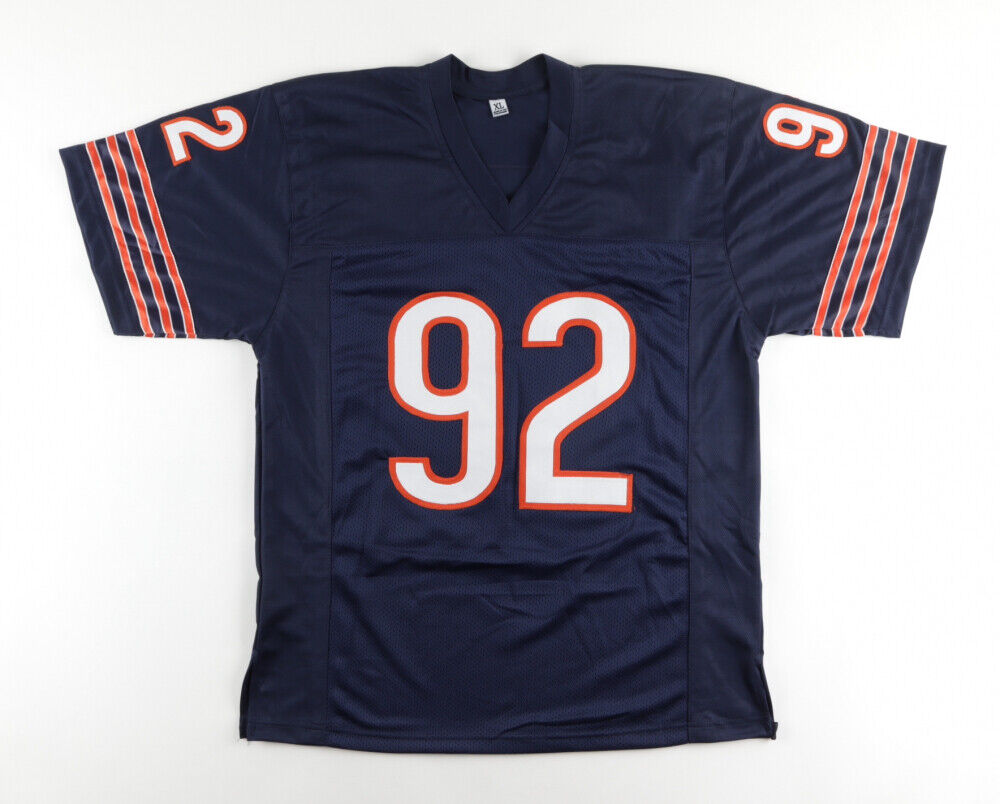 Hunter Hillenmeyer Signed Chicago Bears Jersey with Multiple Inscriptions (JSA)