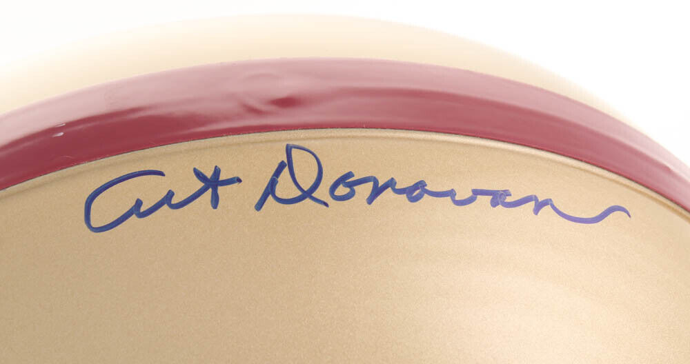 Art Donovan Signed Boston College Eagles Full-Size Helmet (Beckett COA) HOF 1968