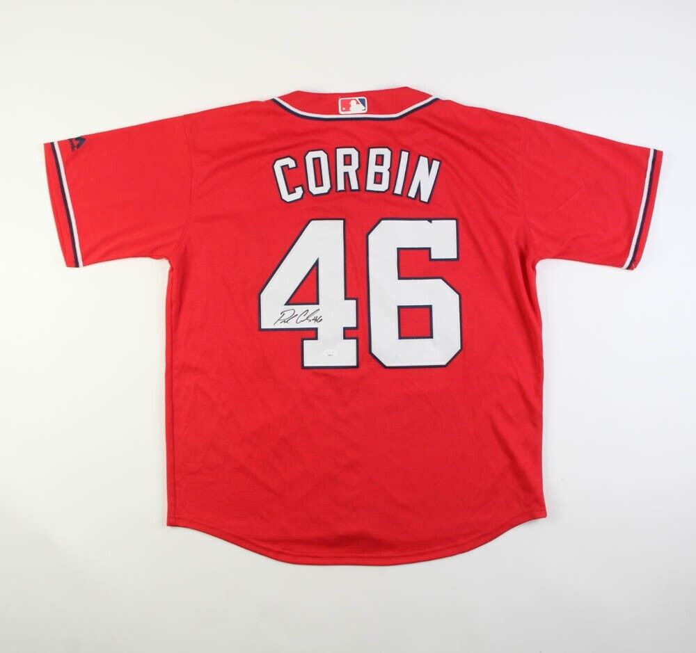 Patrick Corbin Signed Washington Nationals Majestic Style Jersey (Beckett COA)