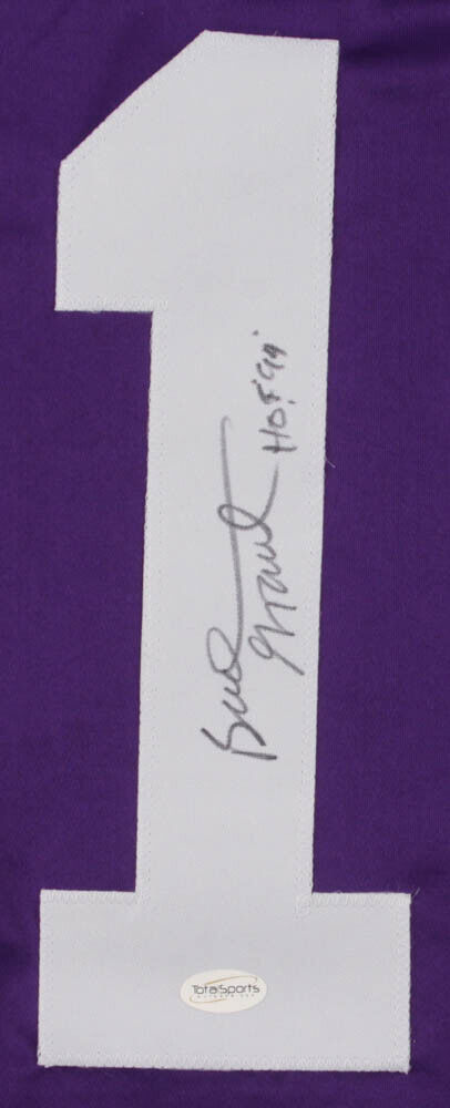 Bud Grant Signed Vikings Highlight Stat Jersey Inscribed "HOF '94" (TSE COA)