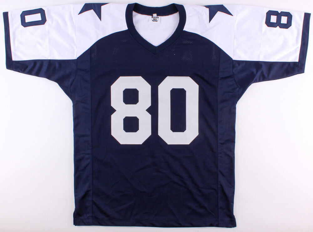 Alvin Harper Signed Cowboys Jersey Inscribd "Bowl to Bowl Super Bowl Champ 92 93