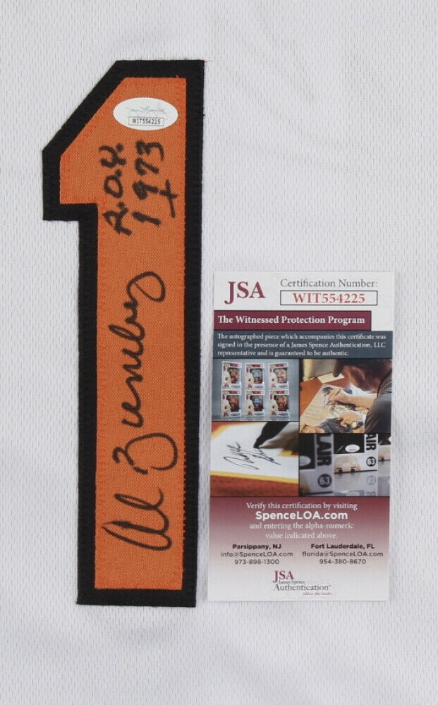 Al Bumbry Signed Baltimore Orioles Jersey (JSA COA) Inscribed "ROY 1973"