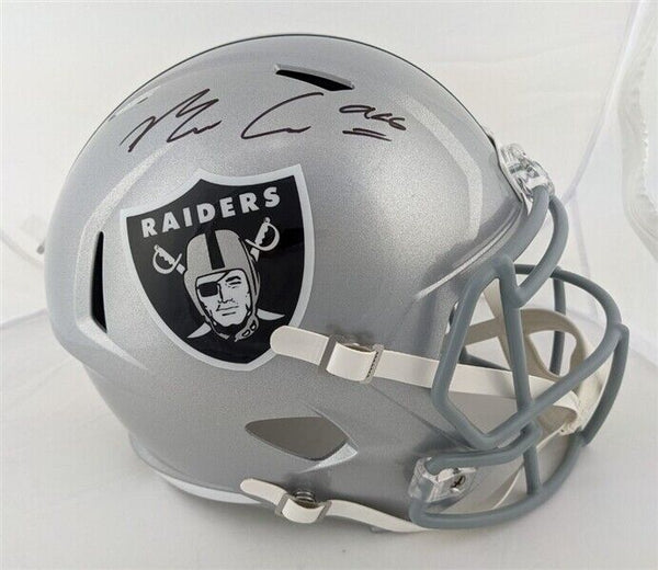 Maxx Crosby Autographed Riddell Las Vegas Raiders Speed Mini Helmet Beckett