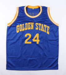 Rick Barry Signed Golden State Warriors Jersey Inscribed "HOF 1987" (JSA COA)