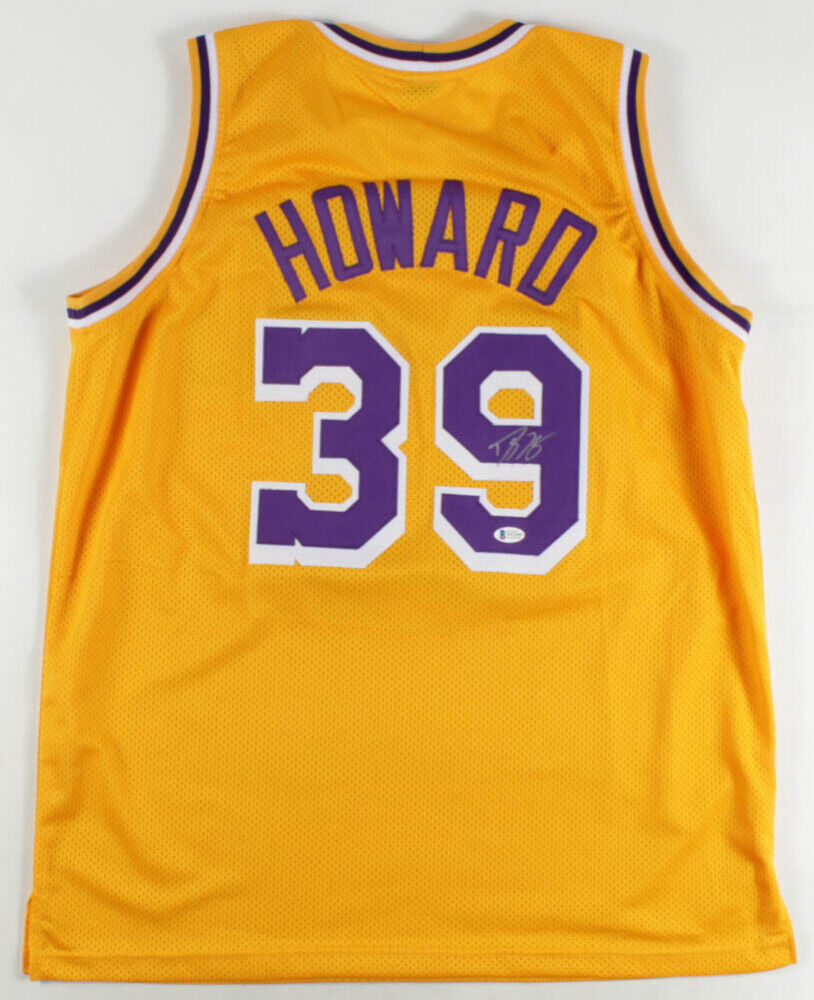 Dwight Howard Signed Los Angeles Lakers Jersey (Beckett COA) 8xAll Star Center