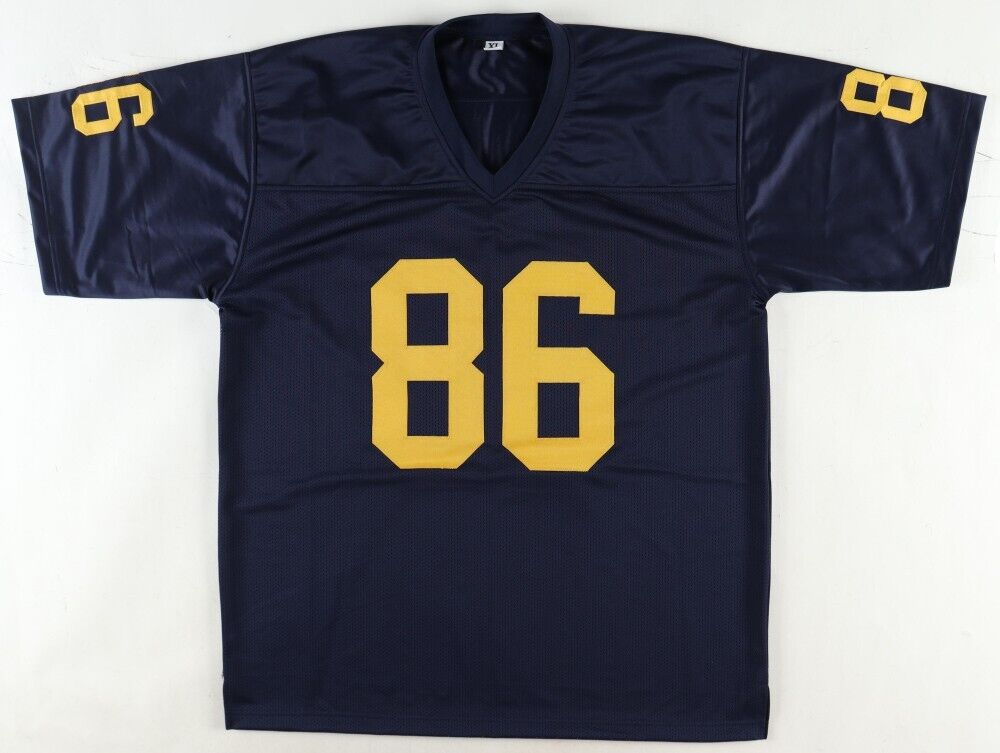 Luke Schoonmaker Signed Michigan Wolverines Jersey (Beckett) Dallas Cowboys T.E.
