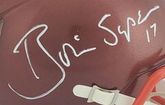 Brian Sipe Signed Cleveland Browns Speed Mini Helmet (Beckett) 1980 NFL MVP Q.B.