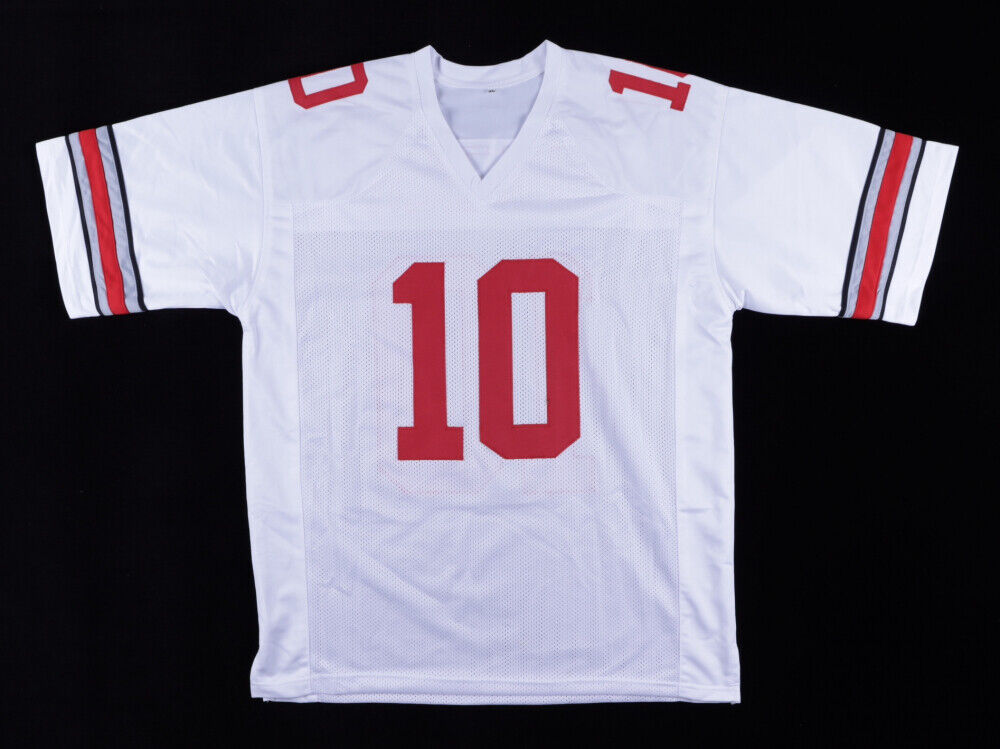 Ryan Shazier Signed Ohio State Buckeyes White Jersey (TSE Hologram) Linebacker