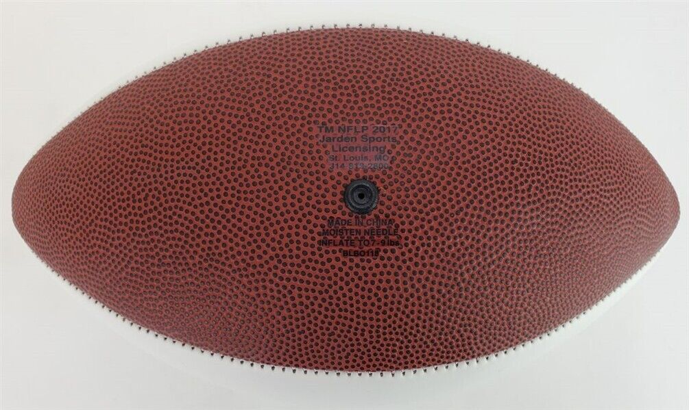 Fred Taylor 11,695 Rush Yards Signed Jacksonville Jaguars Logo Football/ Beckett