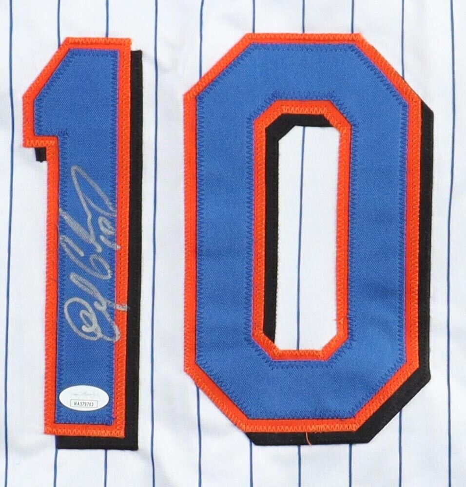 Endy Chávez Signed New York Mets Jersey (JSA) Veteran Journeyman Outfielder