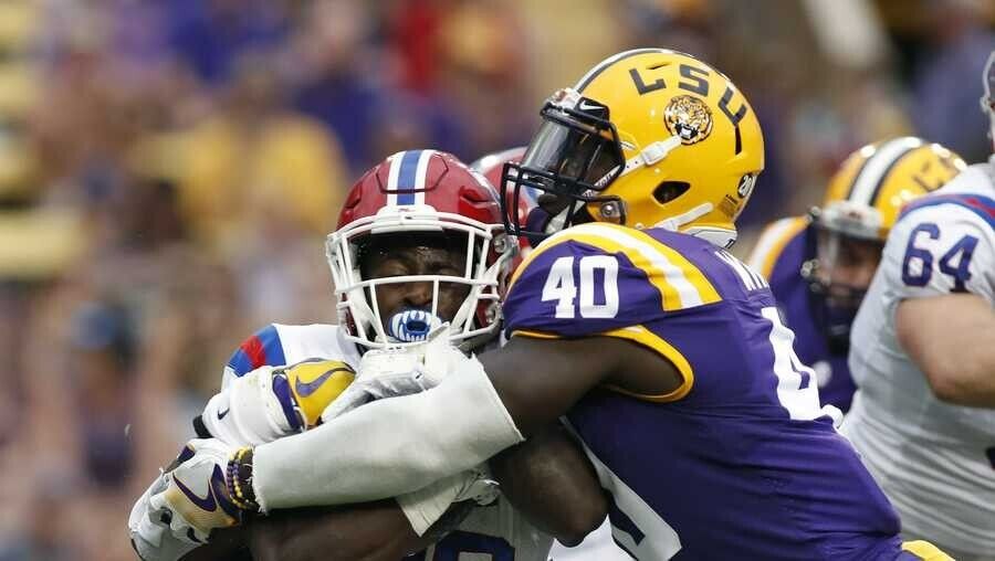 Devin White Signed LSU Tigers Jersey (JSA COA) Buccaneers #5 Overall Pk 2019 L.B