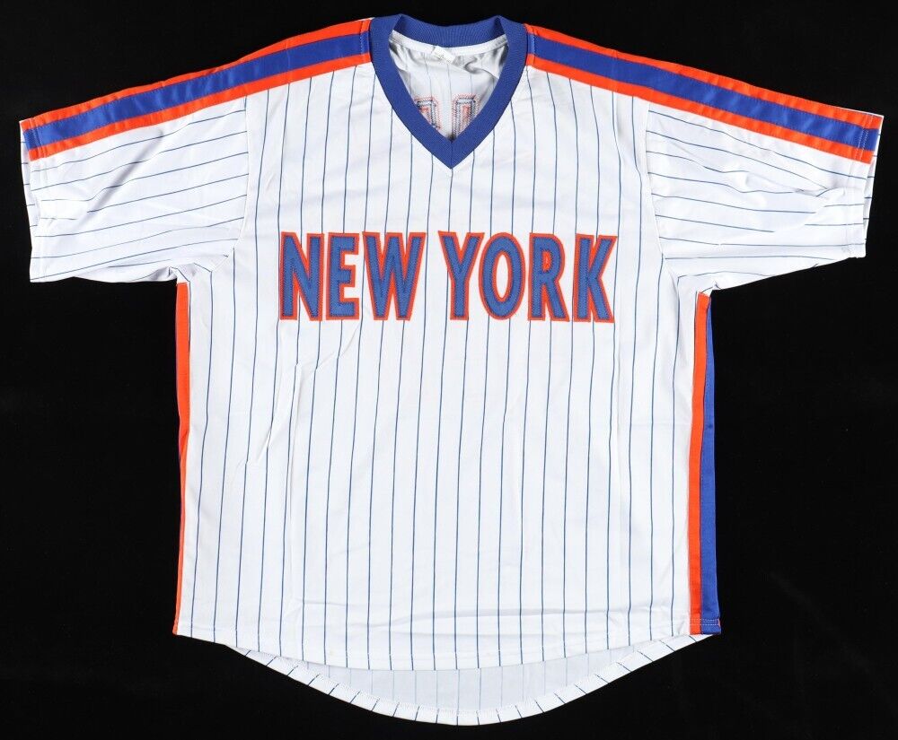Jesse Orosco Signed New York Mets Jersey (PSA COA) 1986 World Series Champion