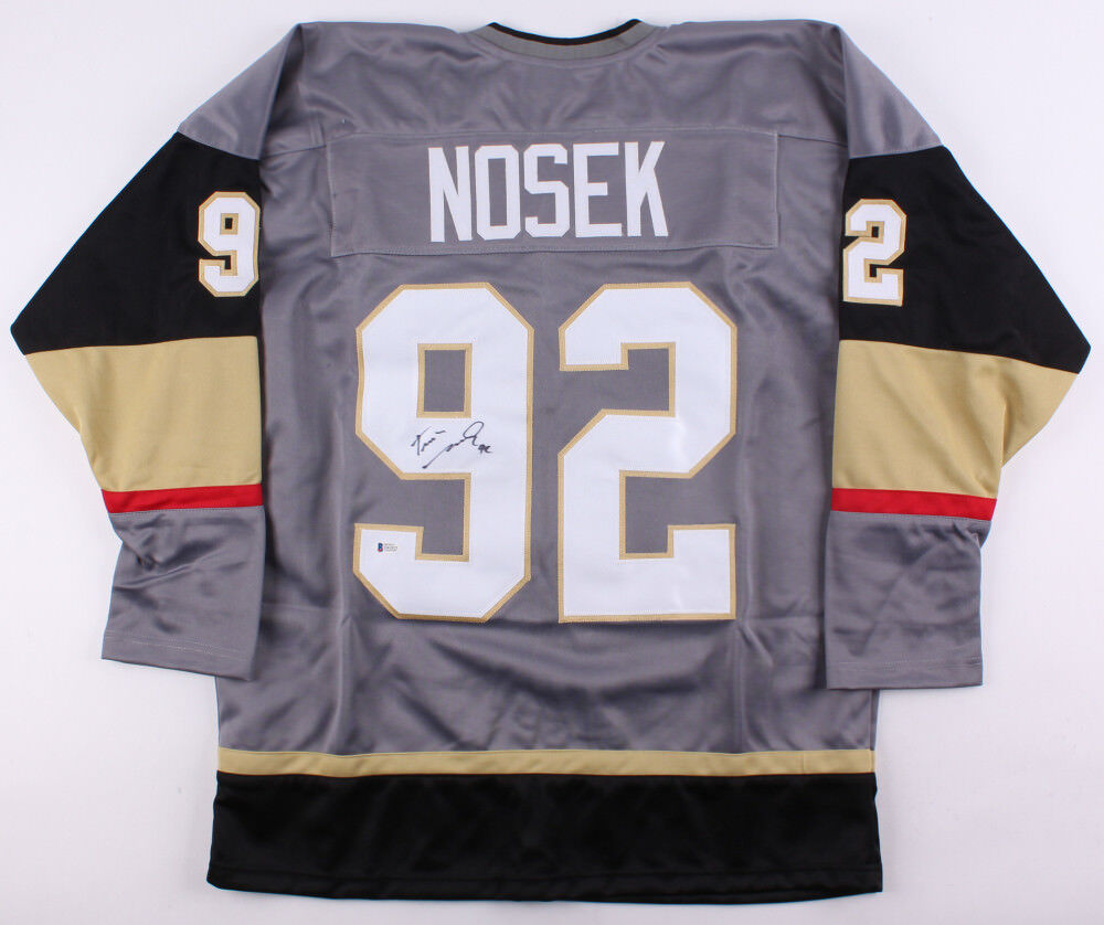 Tomas Nosek Signed Golden Knights Jersey (Beckett) Las Vegas Expansion Team
