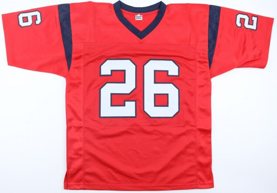 Devin Singletary Signed Houston Texans Jersey (Beckett) Ex-Florida Atlantic R.B.