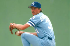 Bret Saberhagen Signed Kansas City Royal Jersey (JSA COA) 2xCy Young Awrd Winner