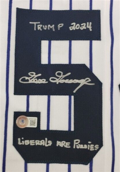Goose Gossage Signed New York Yankees Jersey 2 Great Inscriptions (Beckett)