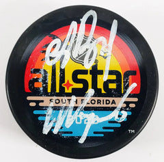 Nikita Kucherov & Andrei Vasilevskiy Signed 2023 All Star Game Puck (JSA COA)