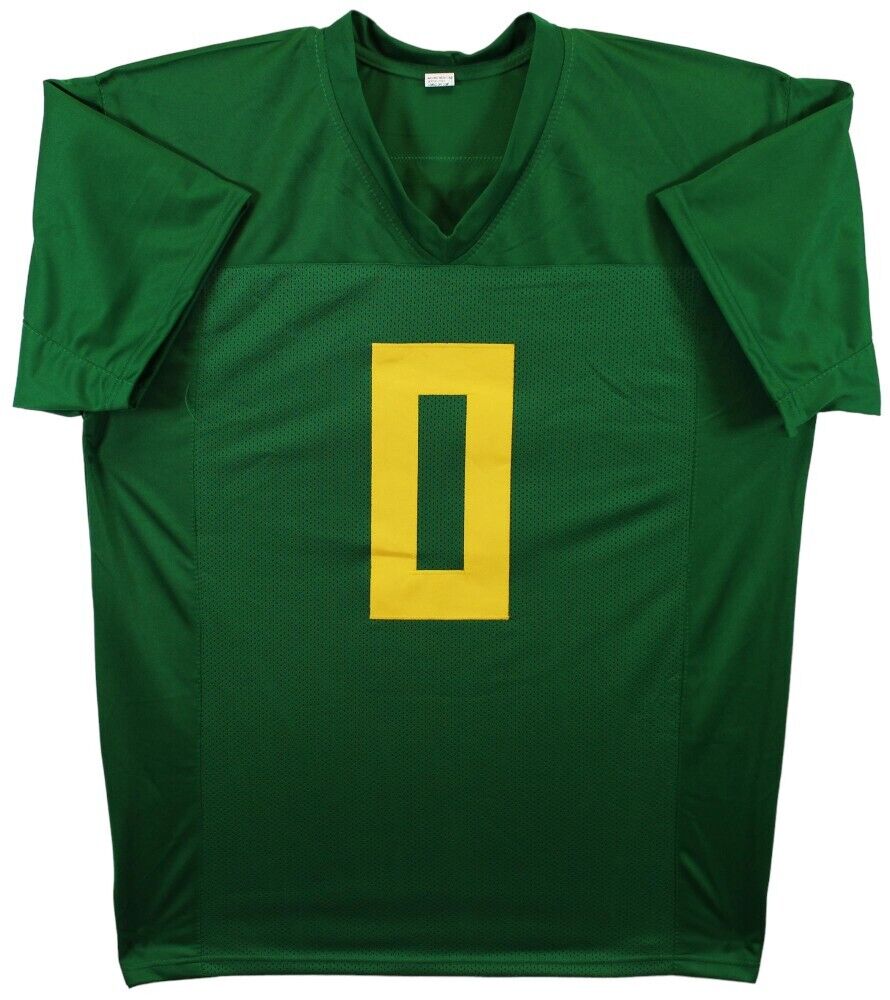 Christian Gonzalez Signed Oregon Ducks Jersey (Beckett) 2023 1st Rnd Pck