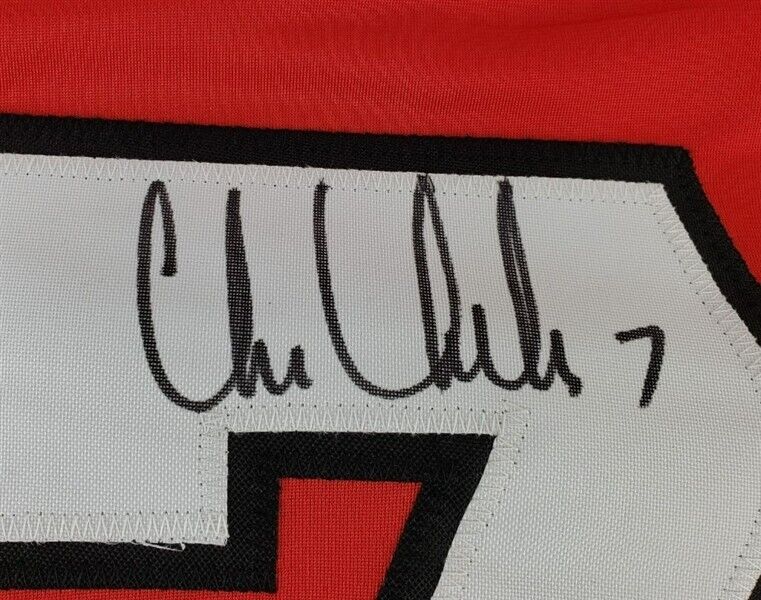 Chris Chelios Signed Chicago Blackhawk Red Jersey (JSA COA) NHL Career 1984–2010
