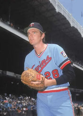 Bert Blyleven Signed Minnesota Twins Powder Blue Throwback Jersey (JSA COA) HOF