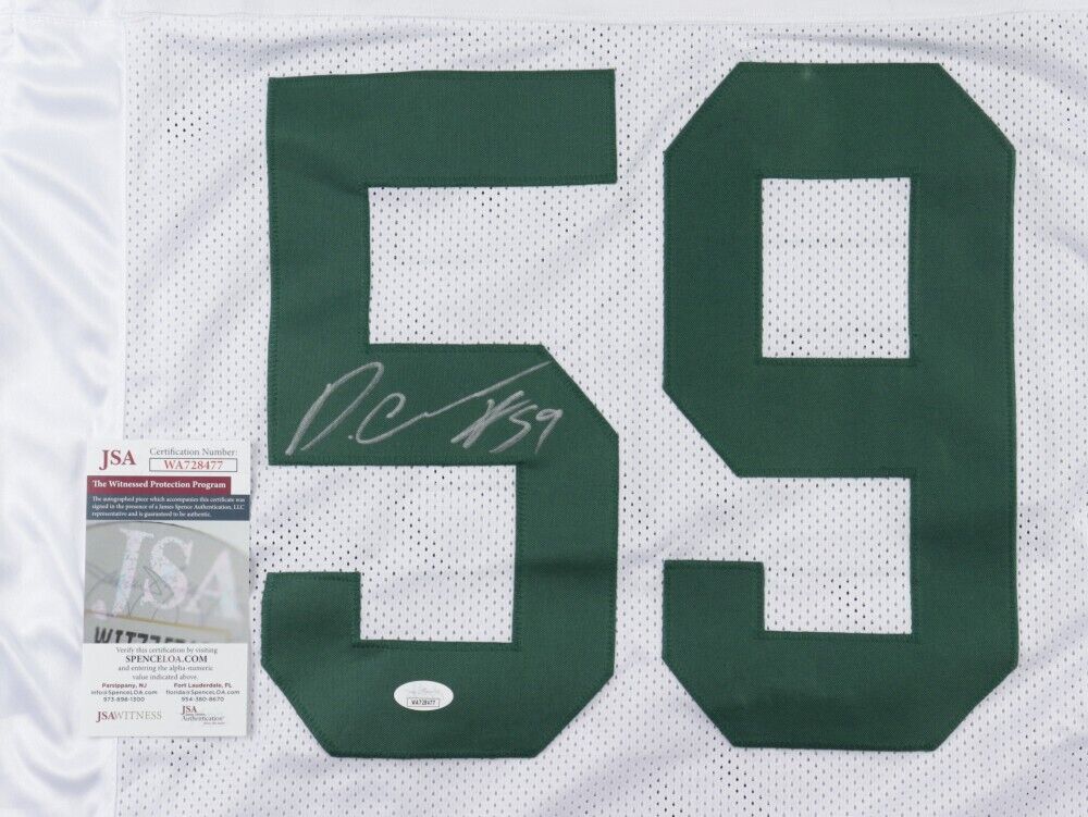 De'Vondre Campbell Signed Green Bay Packers White Jersey (JSA COA) 2021 All Pro