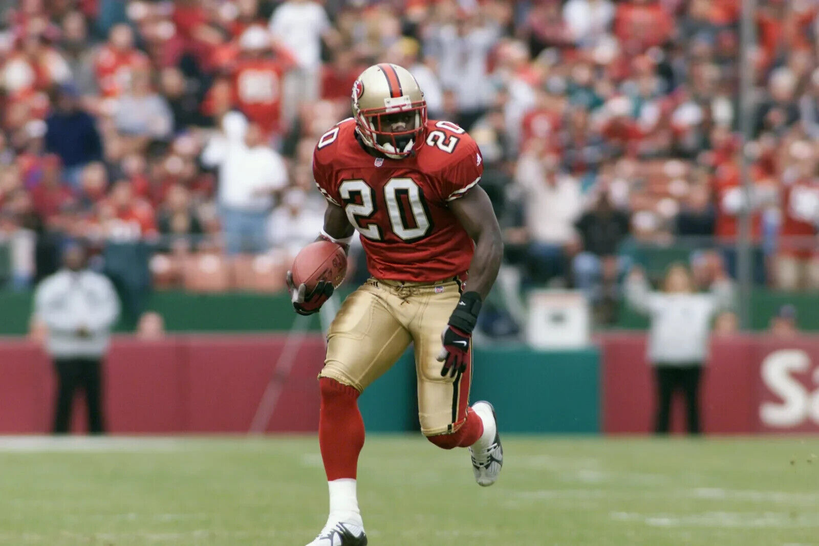 Garrison Hearst Signed San Francisco 49ers Gold Jersey (JSA COA) 2xPro Bowl R.B