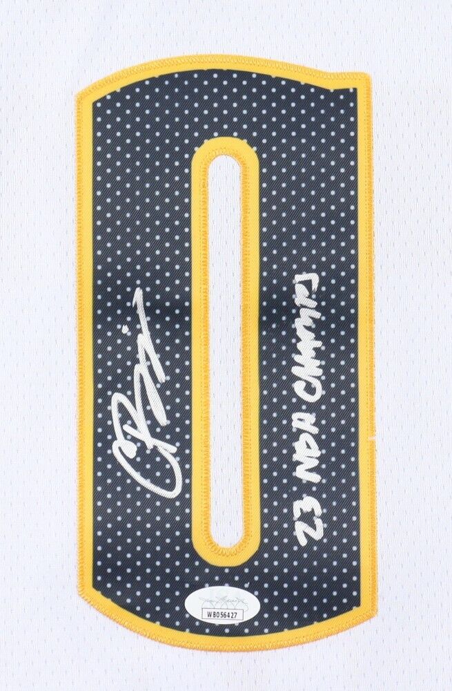 Christian Braun Signed Denver Nuggets Jersey (JSA) 1st Rnd Pick / Kansas Jayhawk