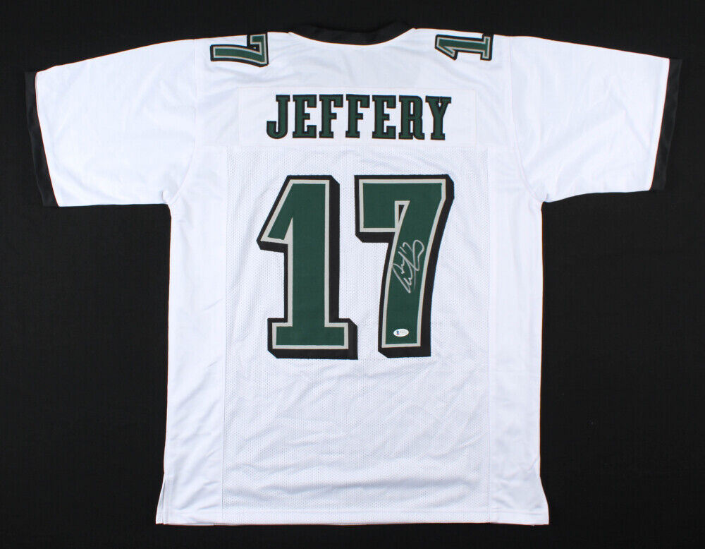 Alshon Jeffery Signed Philadelphia Eagles White Pro-Style Jersey (Beckett COA)