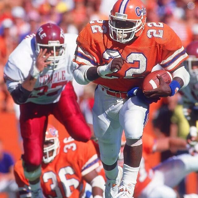 Emmitt Smith Signed Florida Gator Jersey (Beckett COA) NFL All-Time Leading Rshr
