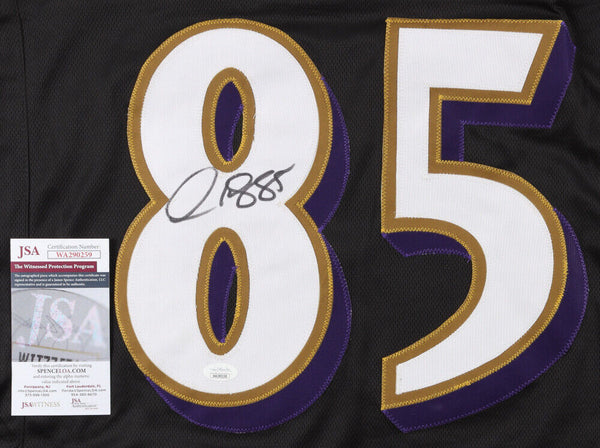 Derrick Mason Signed Baltimore Ravens Jersey (JSA COA) 2xPro Bowl Receiver  /MSU