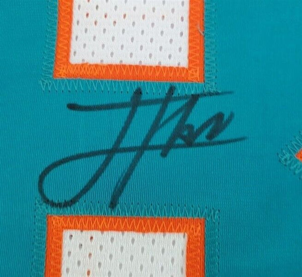 Jevon Holland Signed Miami Dolphins Jersey (JSA COA) 2021 2nd Round Draft  Pk D.B