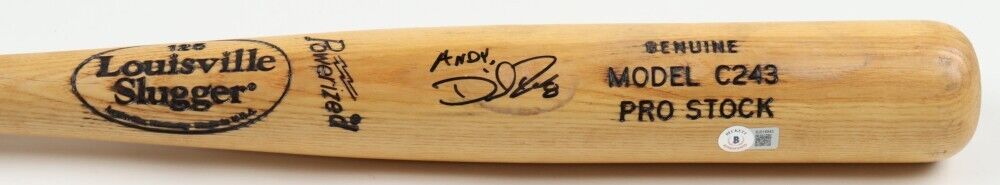 David Ross Signed Louisville Slugger Cracked Bat (Beckett) Chicago Cubs Manager
