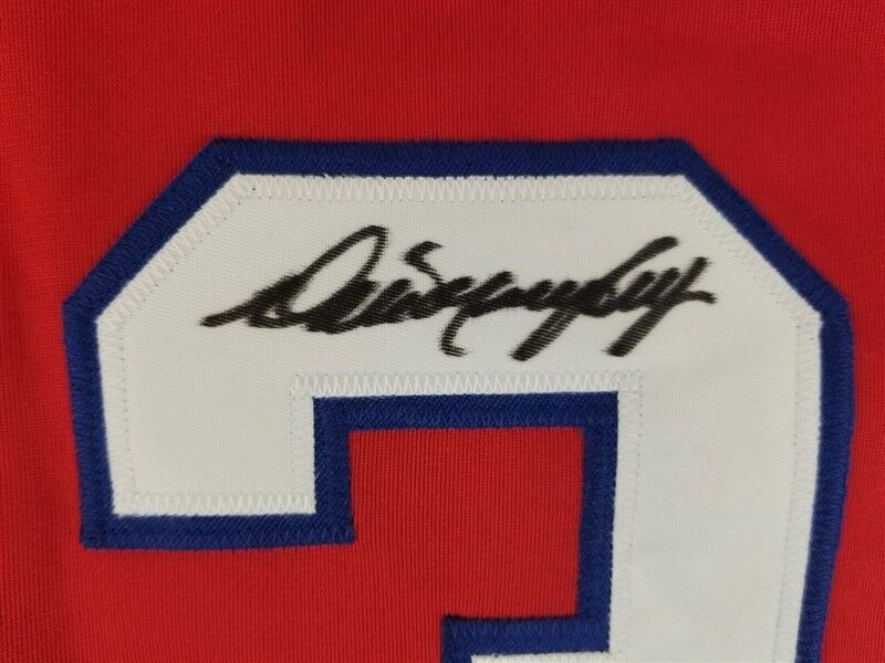 Dale Murphy Signed Atlanta Braves Red Jersey (JSA COA) 2×N.L. MVP (1982,1983)