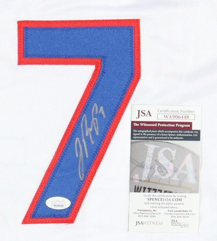 Jose Reyes Signed Dominican Republic Baseball Classic Jersey (JSA COA) N.Y Mets