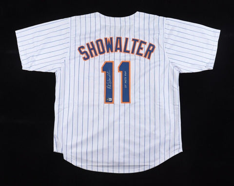 Buck Showalter Signed New York Mets Jersey (Beckett) 2022 Manager of the Year