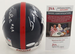 Frank Gifford & Kyle Rote Signed Mini Helmet (JSA COA) 2 New York Giants Legends
