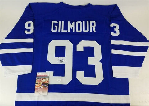 Doug Gilmour Signed Toronto Maple Leafs Custom Jersey (JSA Witness COA)