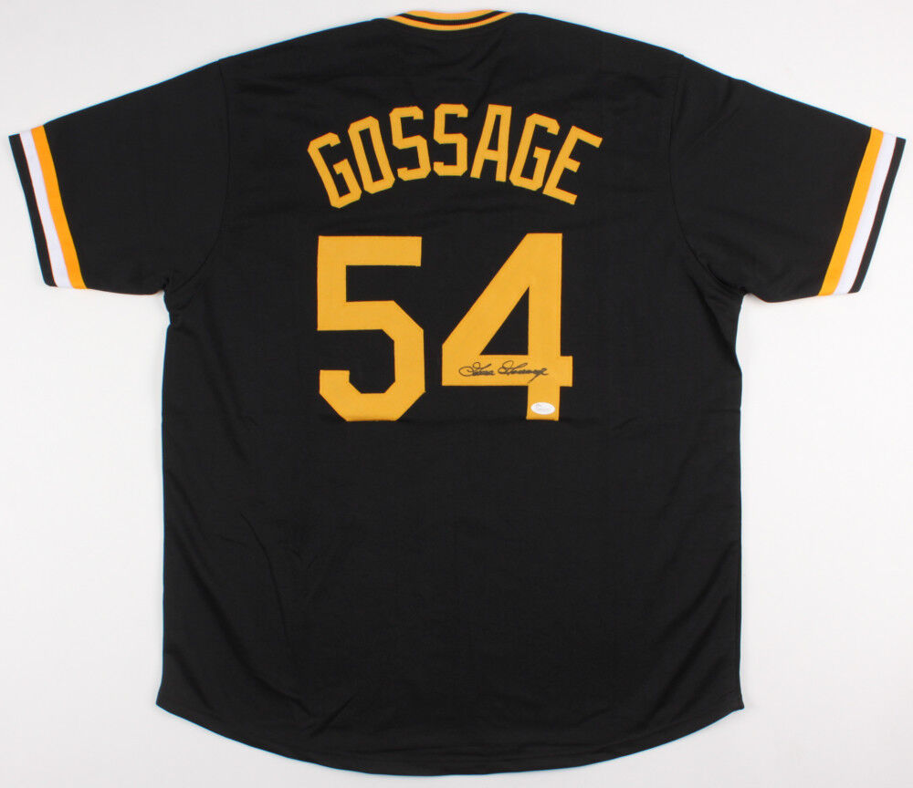 Rich Goose Gossage Signed Pirates Jersey (JSA COA) 9x All Star Relief Pitcher