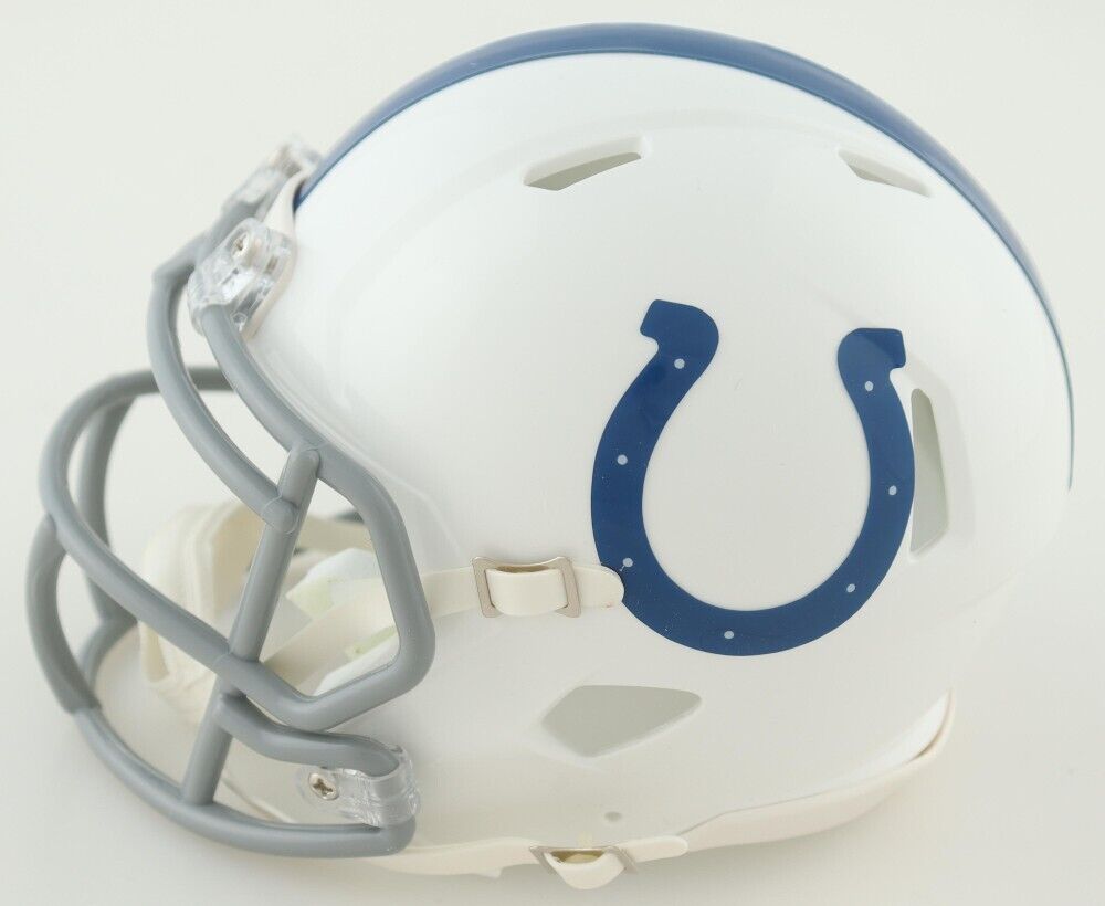 Josh Downs Signed Indianapolis Colt Mini Helmet (Beckett) 2023 3rd Rnd Draft Pck