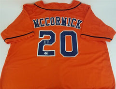 Chas McCormick Signed Astros Jersey (Beckett Hologram) Houston Outfielder