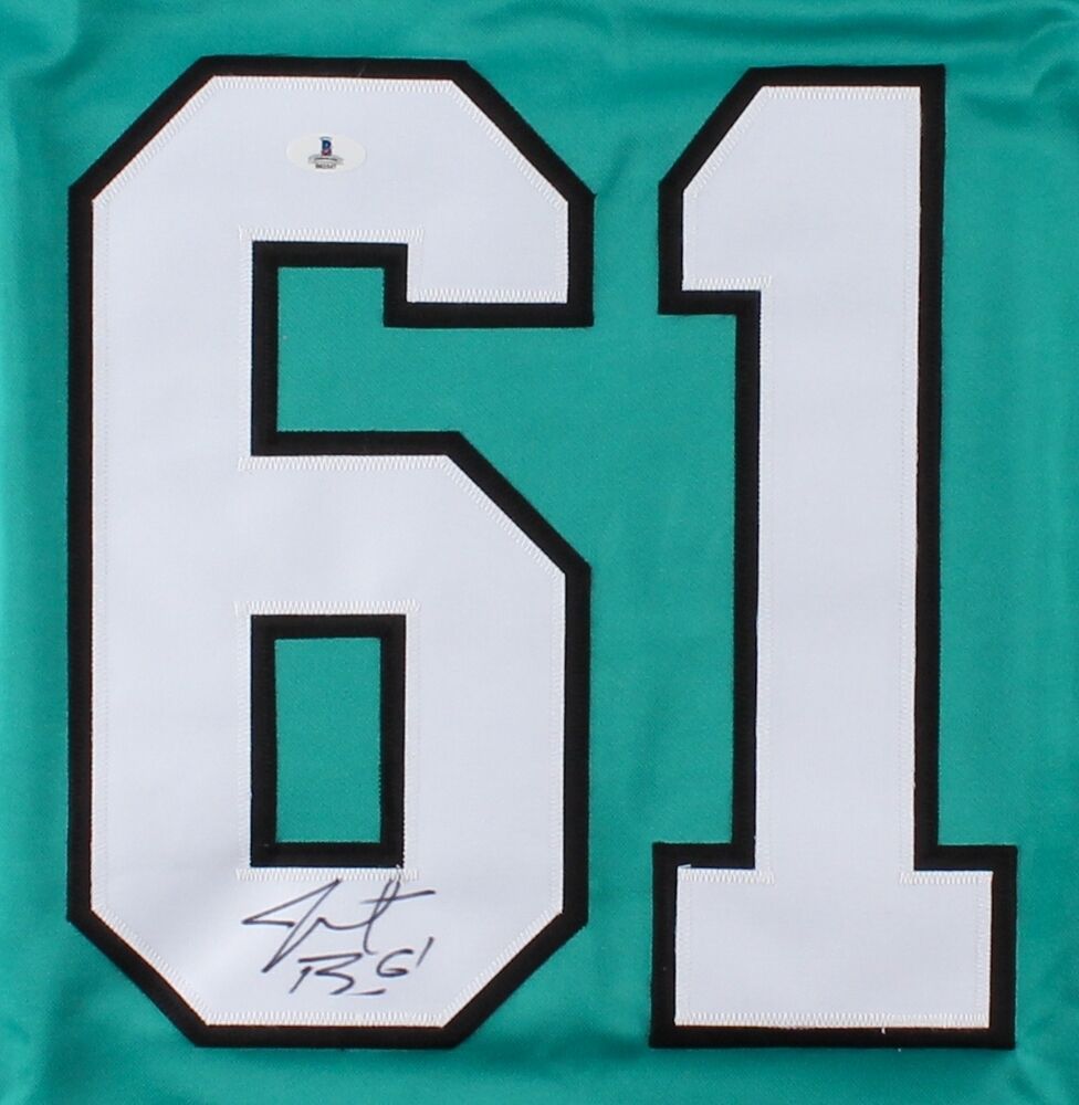 Justin Braun Signed Sharks Jersey (Beckett COA) Playing career 2009–present