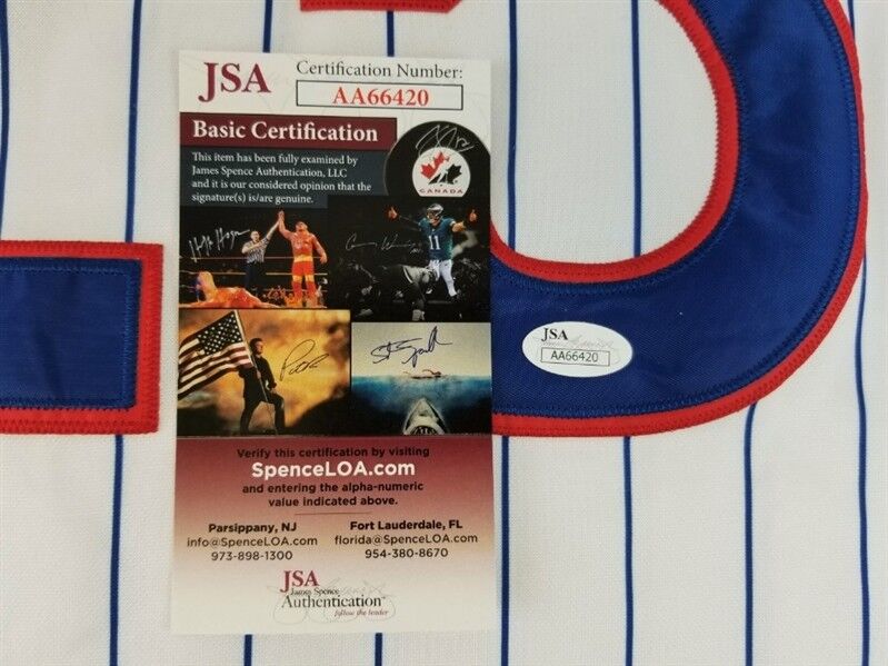 Derrek Lee Signed Cubs Authentic Majestic Jersey (JSA COA) NL Batting Champ 2005