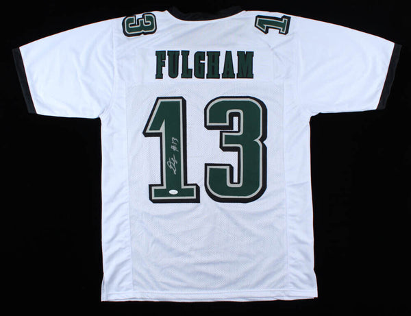 Travis Fulgham Signed Philadelphia Eagles Jersey (JSA COA)Starting