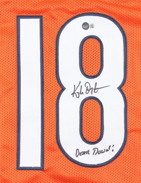 Kyle Orton Signed Chicago Bears Jersey Inscribed Bear Down! (Beckett)