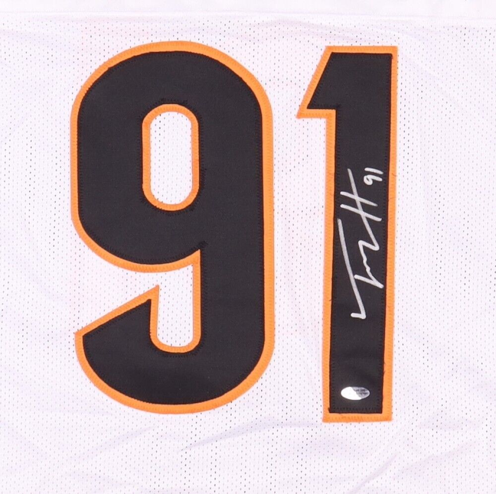 Trey Hendrickson Signed Cincinnati Bengals Jersey (Playball Ink) 2017 3rd Rnd Pk