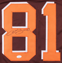 Rashard Higgins Signed Cleveland Browns Jersey (JSA COA)  3rd Year Wide Receiver