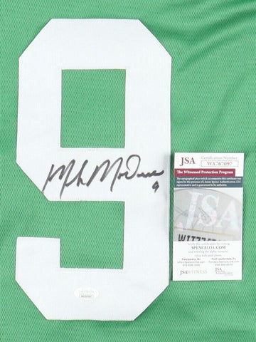 Mike Modano Signed Dallas Stars Green Jersey (JSA COA) 1999 Stanley Cup Champ