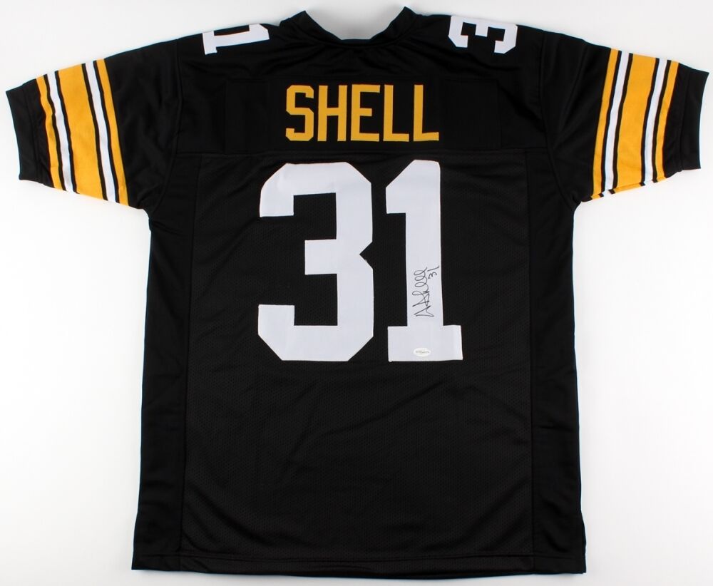 Donnie Shell Signed Pittsburgh Steelers Jersey (TSE COA) 4×Super Bowl Champion