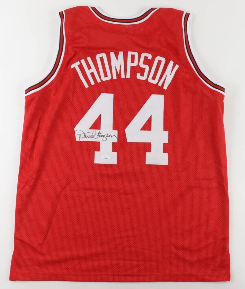 David Thompson Signed N.C.State Wolfpack Jersey (JSA COA) #1 Overall NBA Pk 1975