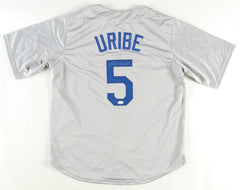 Juan Uribe Signed Los Angeles Dodgers Jersey (JSA) 2xWorld Series Champion /Inf.